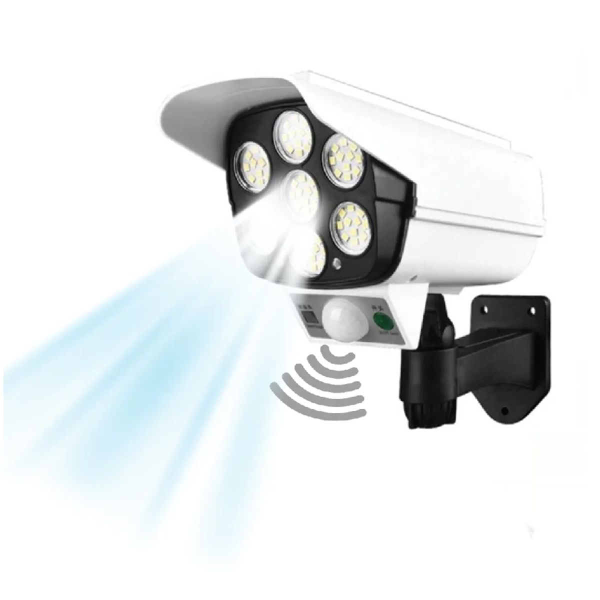 GENERICO - CAMARA FALSA SOLAR 77 LED + CONTROL