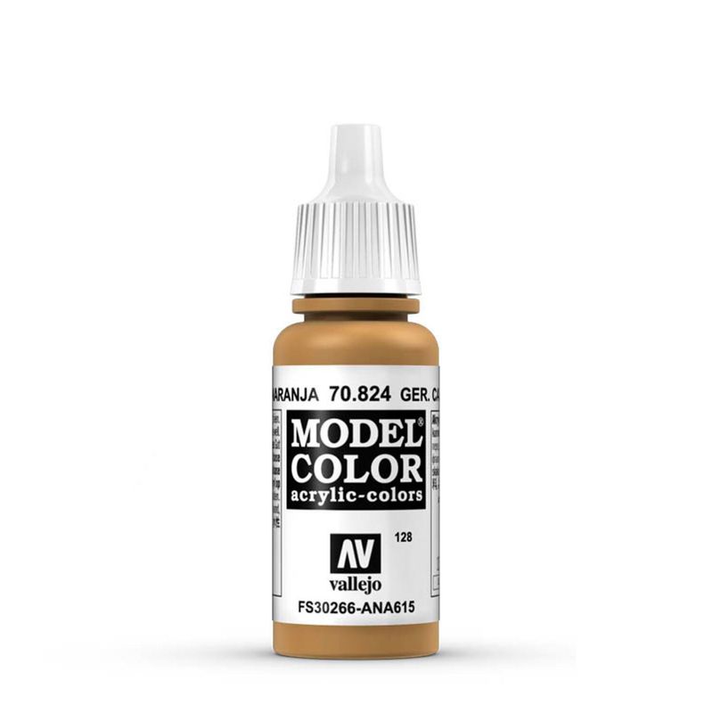 MANUEL VALLEJO - Pintura Acrilicos Vallejo 18Ml 70824 Alemán Camuflaje Ocre Naranja