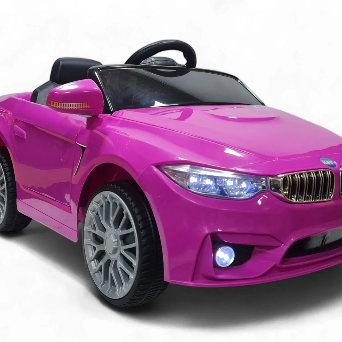 GENERICO - Carro Infantil Batería Eléctrico Niños Bebes Tipo BMW ROSA 8551