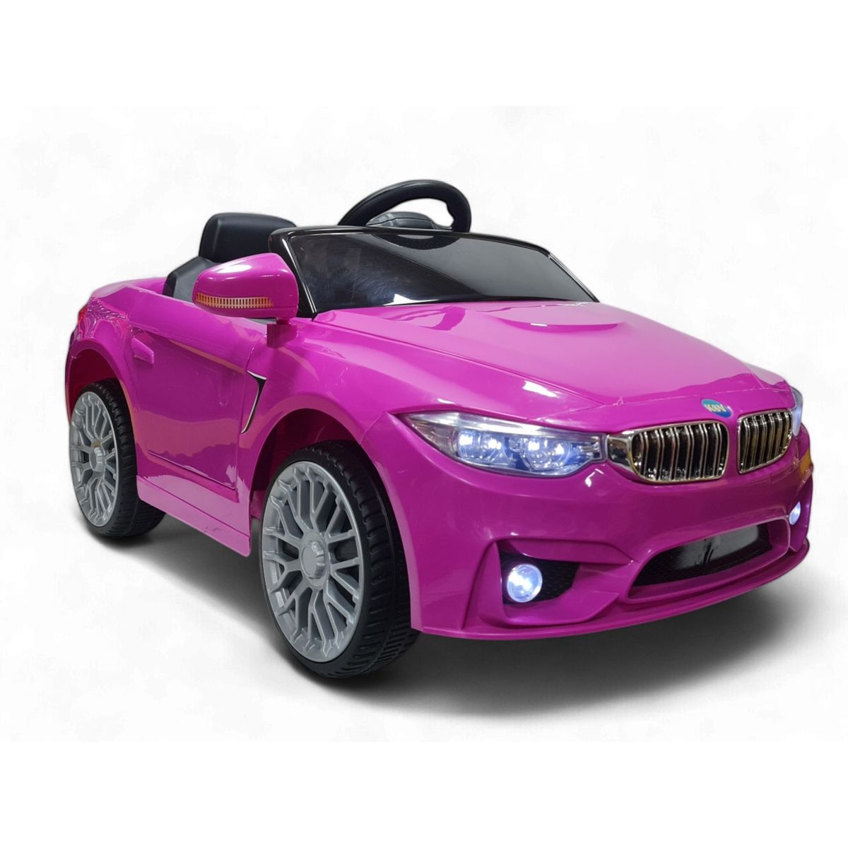 GENERICO - Carro Infantil Batería Eléctrico Niños Bebes Tipo BMW ROSA 8551