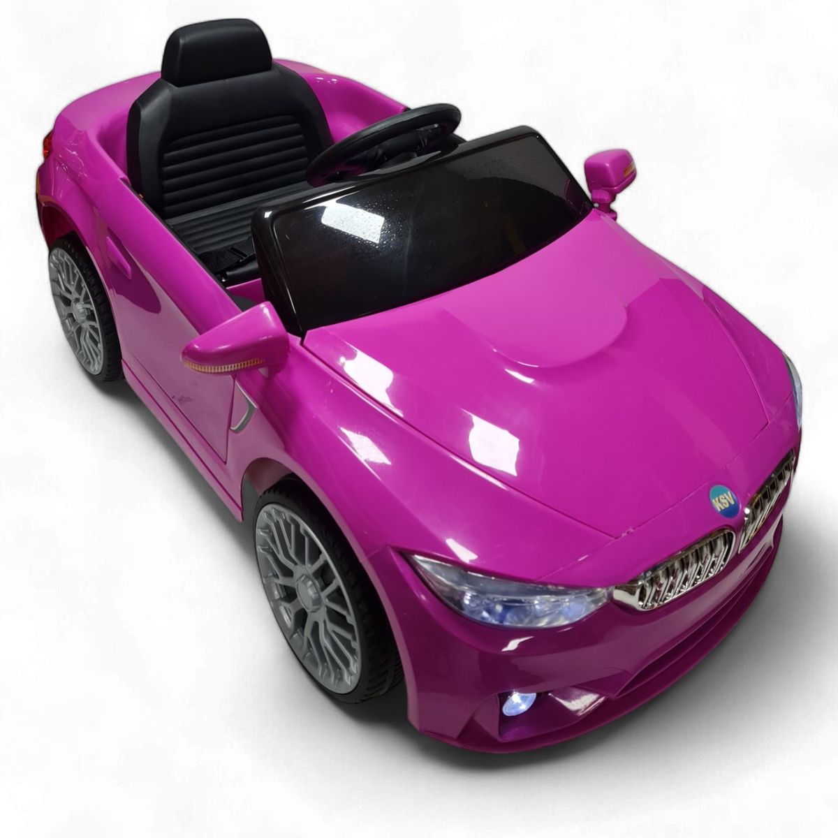 GENERICO - Carro Infantil Batería Eléctrico Niños Bebes Tipo BMW ROSA 8551