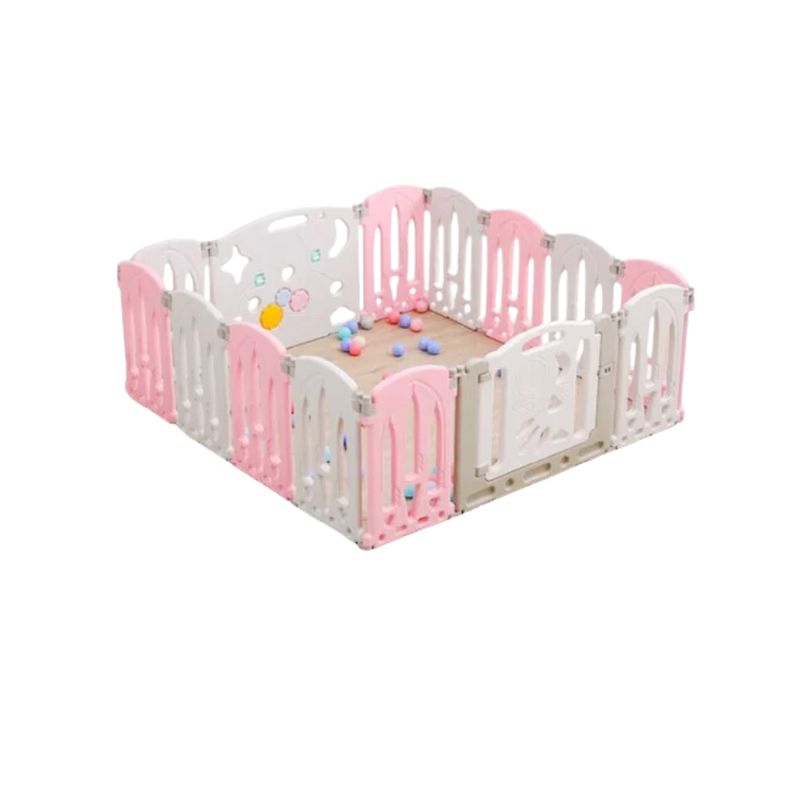 KIDSHOP - Corral Área De Juego Modulable Y Plegable Rosado