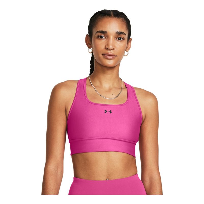 UNDER ARMOUR - Sujetador Mujer UNDER ARMOUR CROSSBACK LONGLINE Rosa UNDER ARMOUR