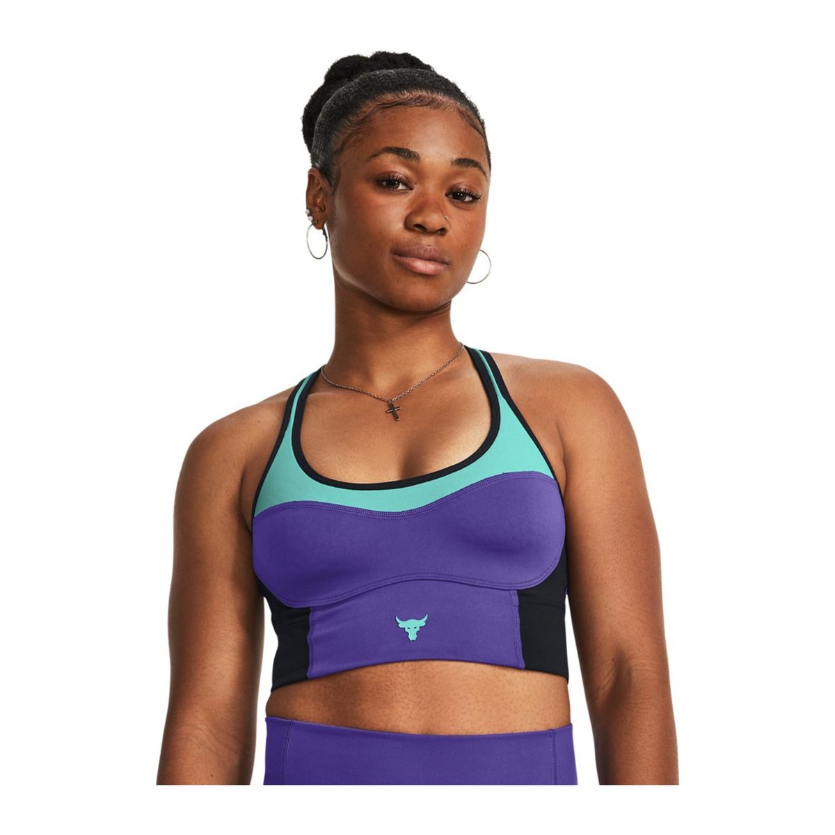UNDER ARMOUR - Sujetador Mujer UNDER ARMOUR PJT RCK LTS GO LL NF Purpura UNDER ARMOUR.