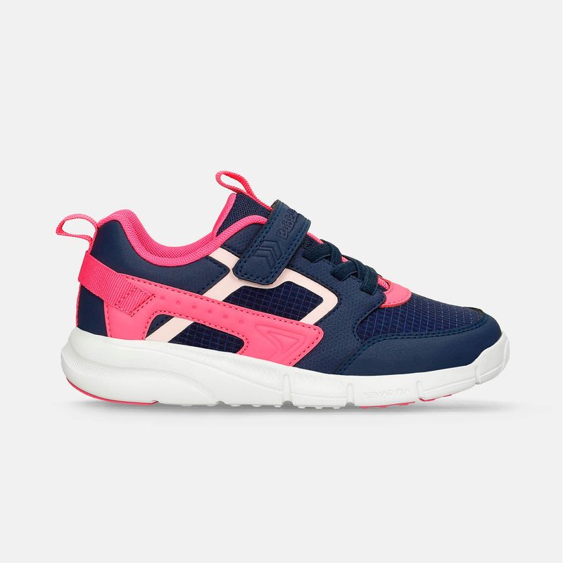 BUBBLE GUMMERS - Tenis Junior Para Niña Bubblegummers Azul-Rosado Salma