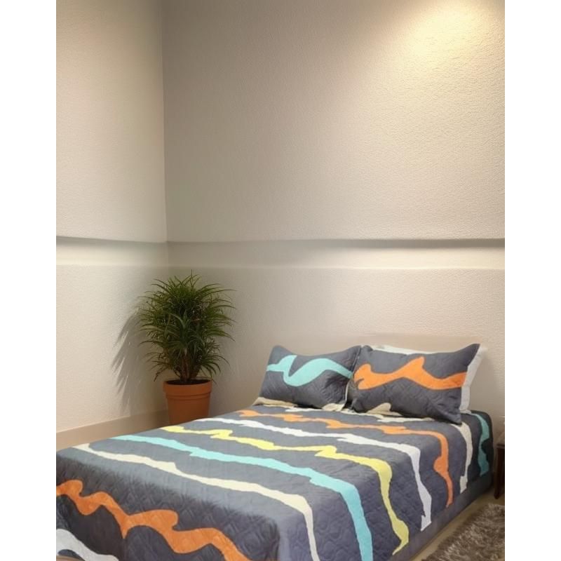 GENERICO - Juego de Sabana Estampada - Cama Doble de 140x190