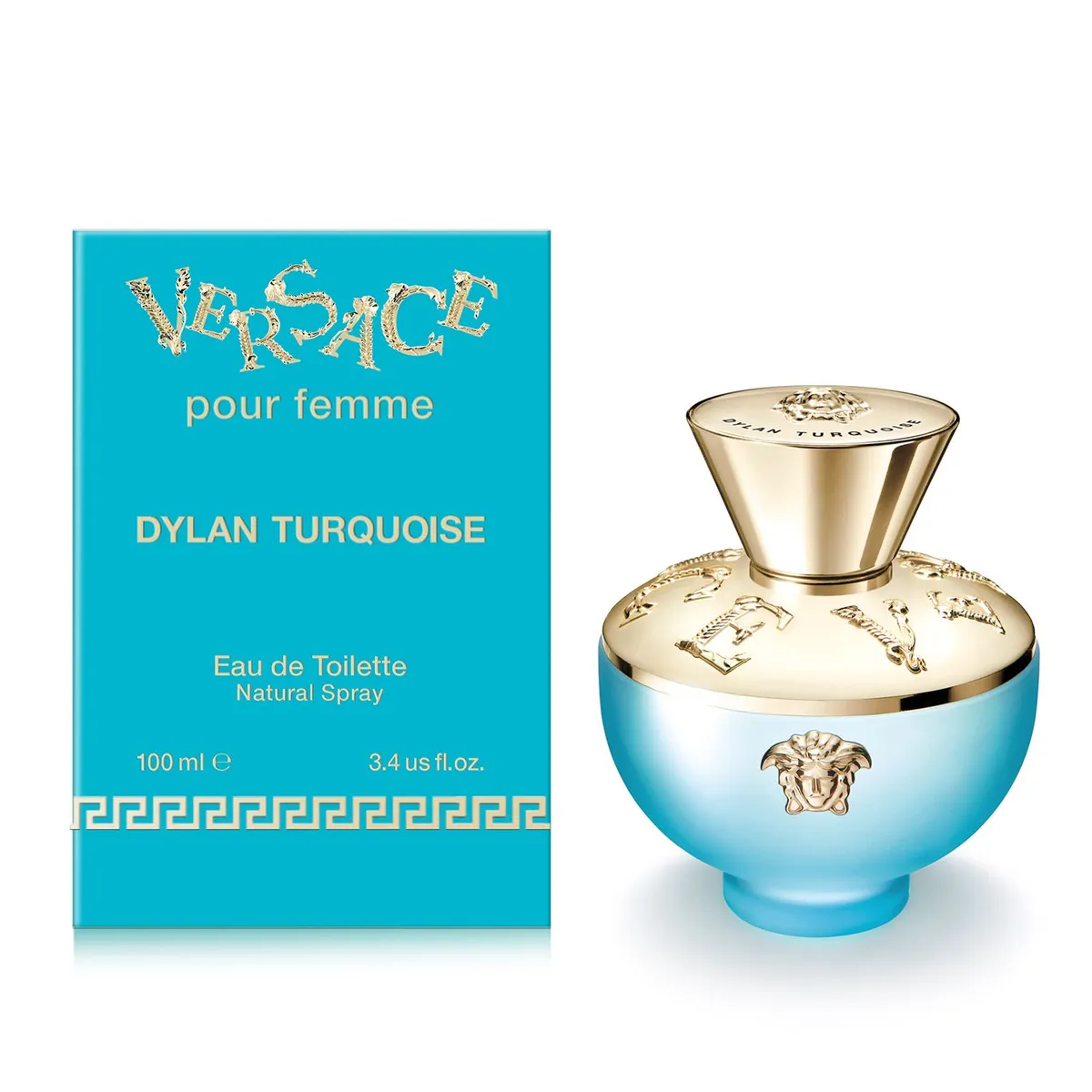 VERSACE - Perfume Versace Dylan Turquoise Mujer 100 ml Eau de toilette 