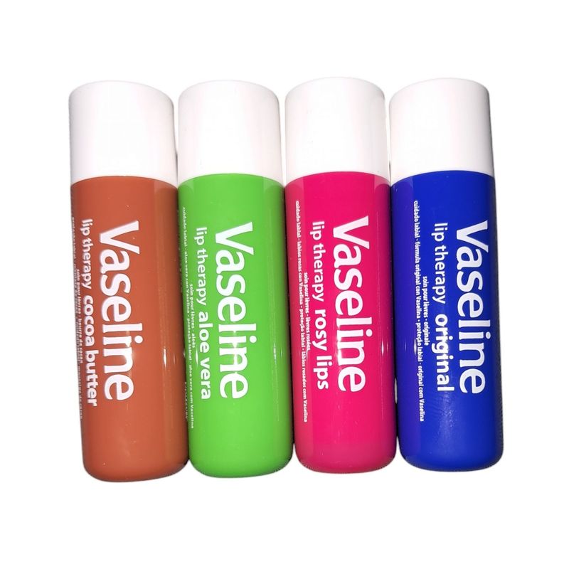 GENERICO - Vaseline Lip Therapy Surtido Protección Labial 4 Unidades