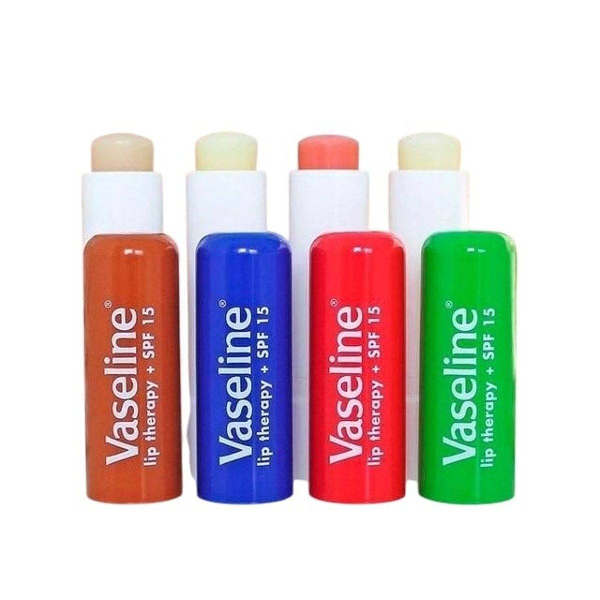 GENERICO - Vaseline Lip Therapy Surtido Protección Labial 4 Unidades