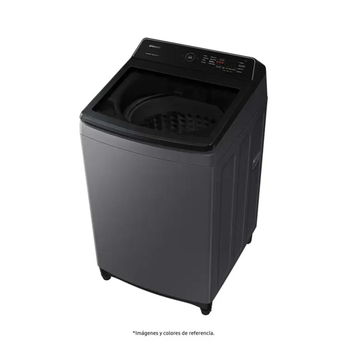 SAMSUNG - Lavadora Samsung 17 Kilos Carga Superior EcoBubble WA17CG6441BDCO Gris