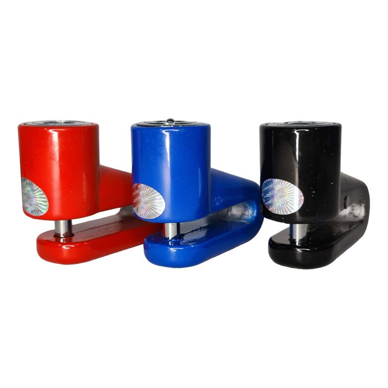 GENERICO - Candado Seguridad Antirrobo De Disco Para Moto Rojo