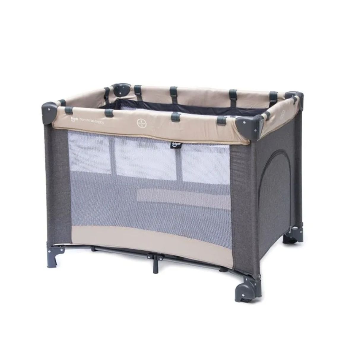 BIUM - Corral Para Bebé Bium Nap Nap Gris Beige - Corral Viajero