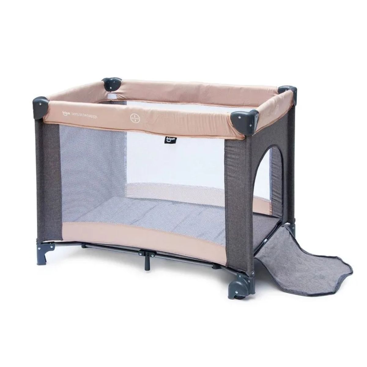 BIUM - Corral Para Bebé Bium Nap Nap Gris Beige - Corral Viajero