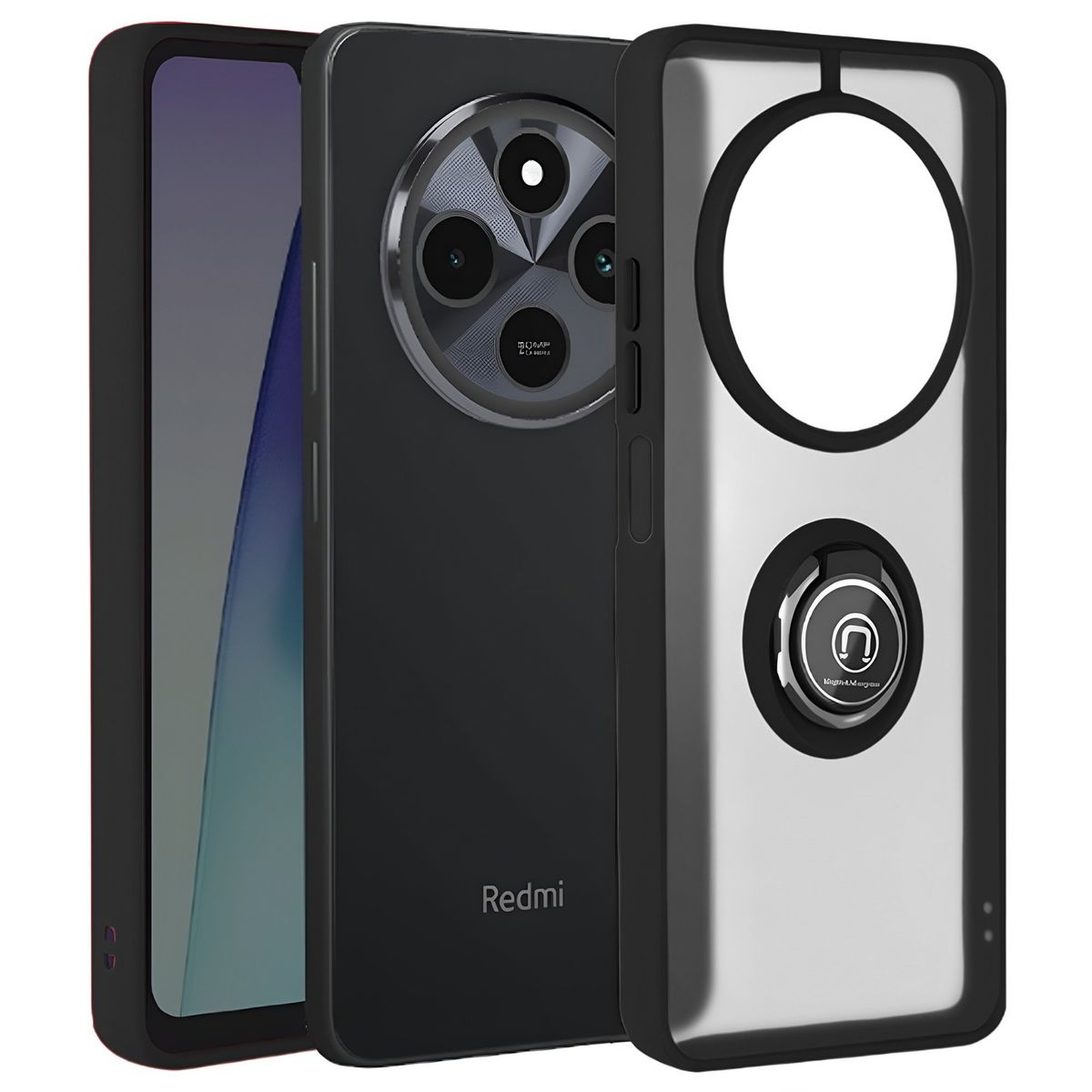 GENERICO - Funda Estuche Anti Golpes Mate Compatible Xiaomi Redmi 14C Negro