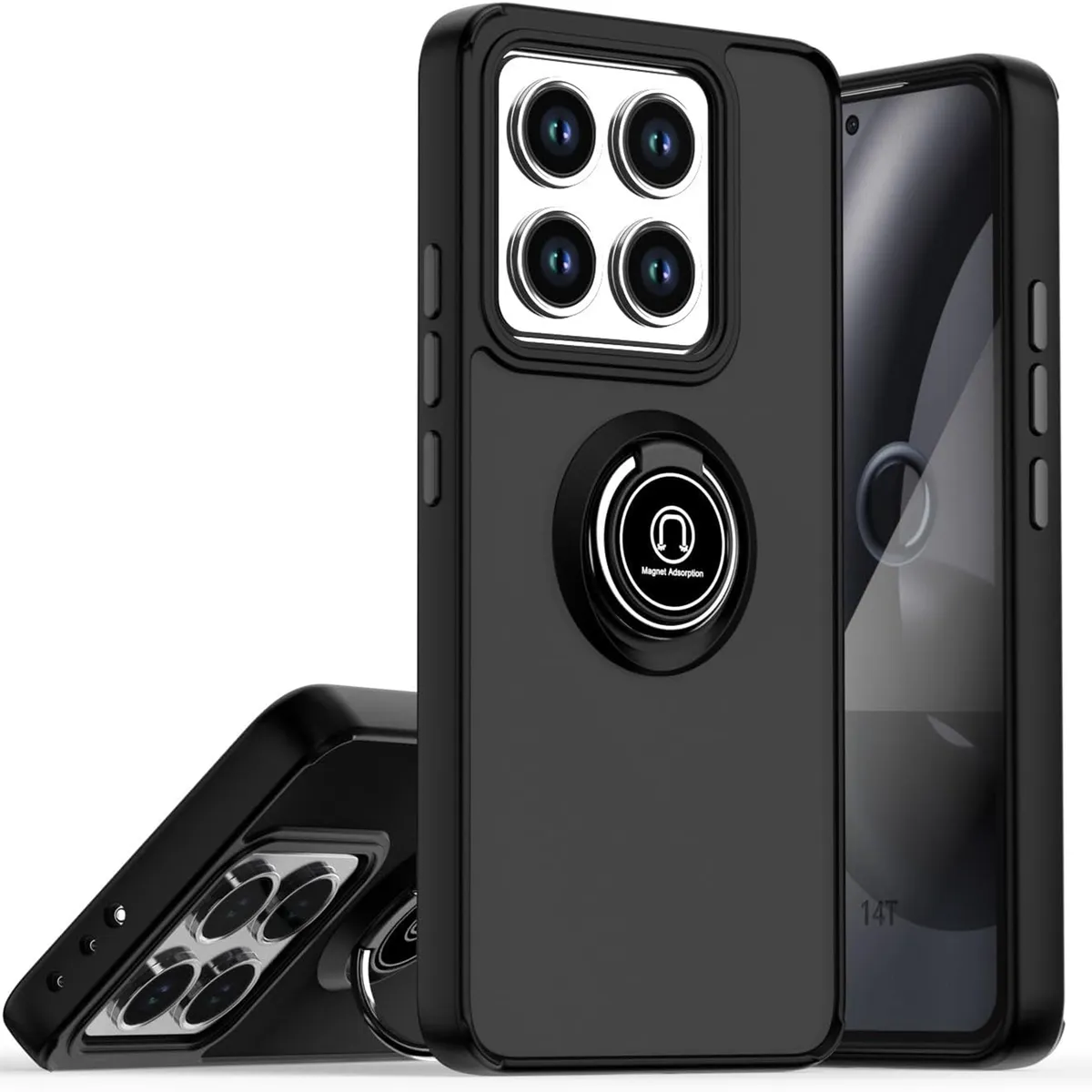 GENERICO - Funda Case Estuche Anti Golpes Mate Compatible Xiaomi 14T Pro Negro