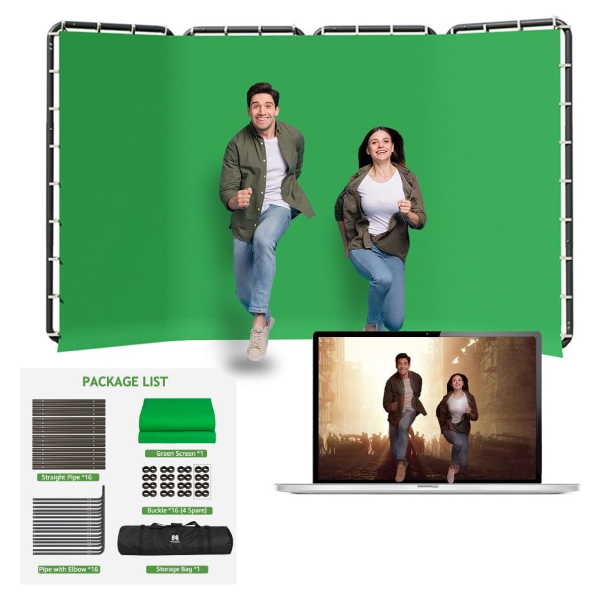 GENERICO - Estructura Chomakey de 4 secciones 4x2.4mts