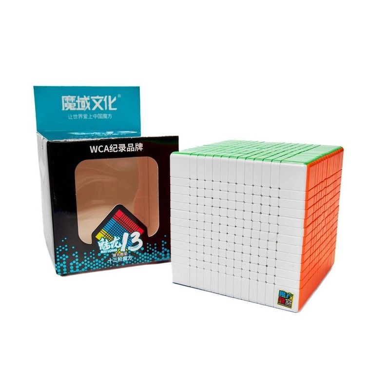 MOYU - Cubo Rubik 13x13 Plano Moyu Meilong Stickerless Big Cube