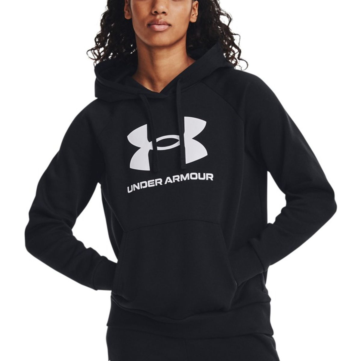 UNDER ARMOUR - Saco Mujer UNDER ARMOUR RIVAL FLEECE BIG LOG Negro UNDER ARMOUR.