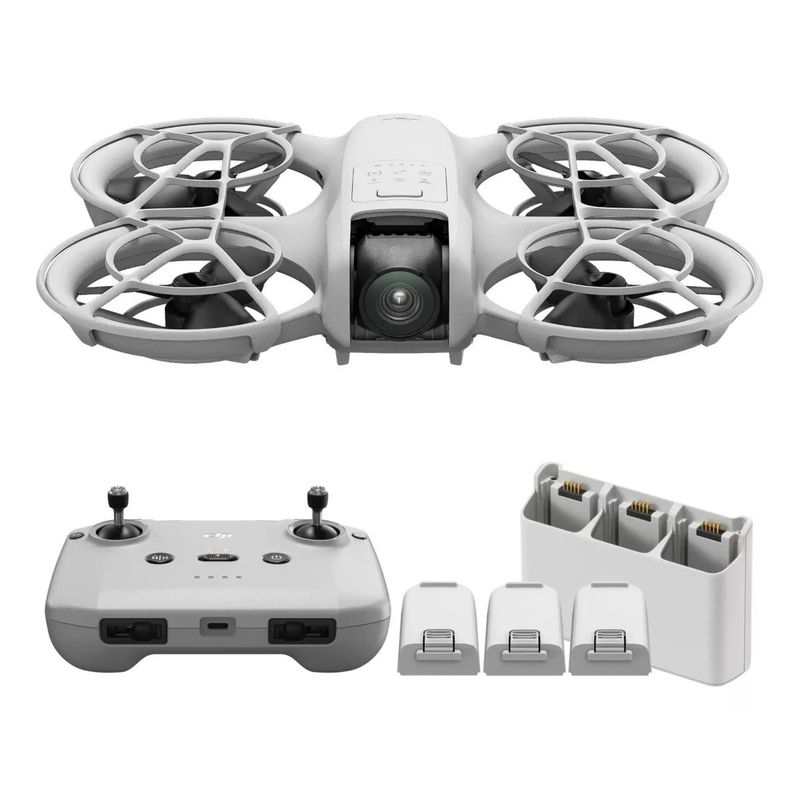 DJI - Drone Dji Neo Fly More Combo Control 3 Baterías - Gris Oscuro