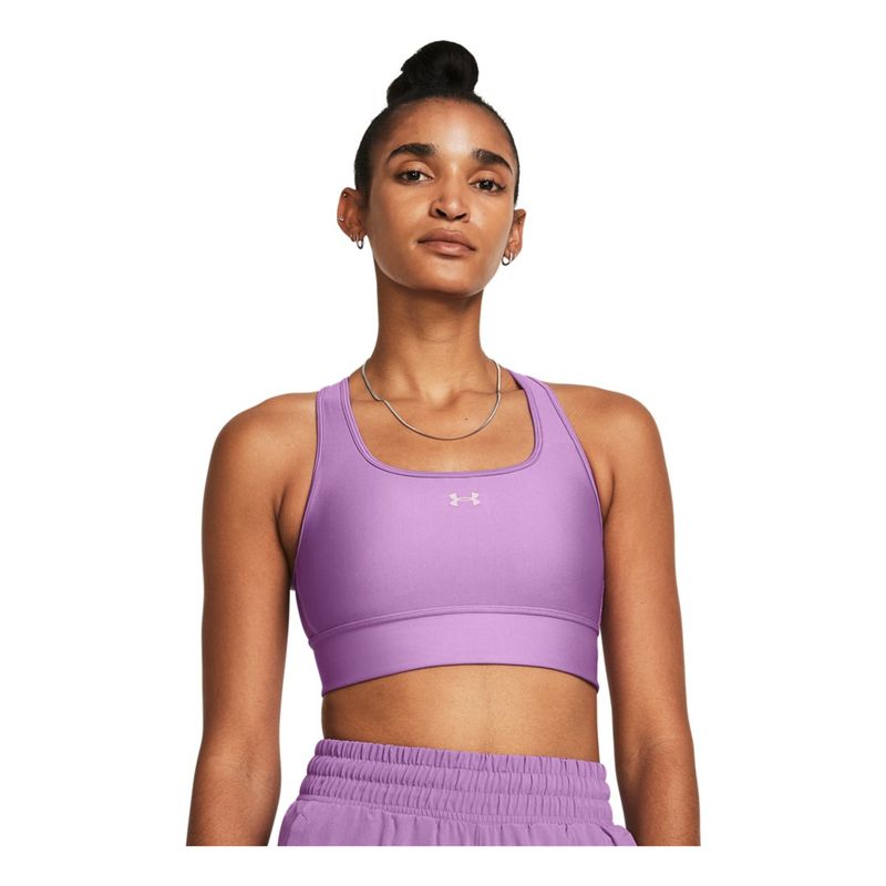 UNDER ARMOUR - Sujetador Mujer UNDER ARMOUR CROSSBACK LONGLINE Purpura UNDER ARMOUR.