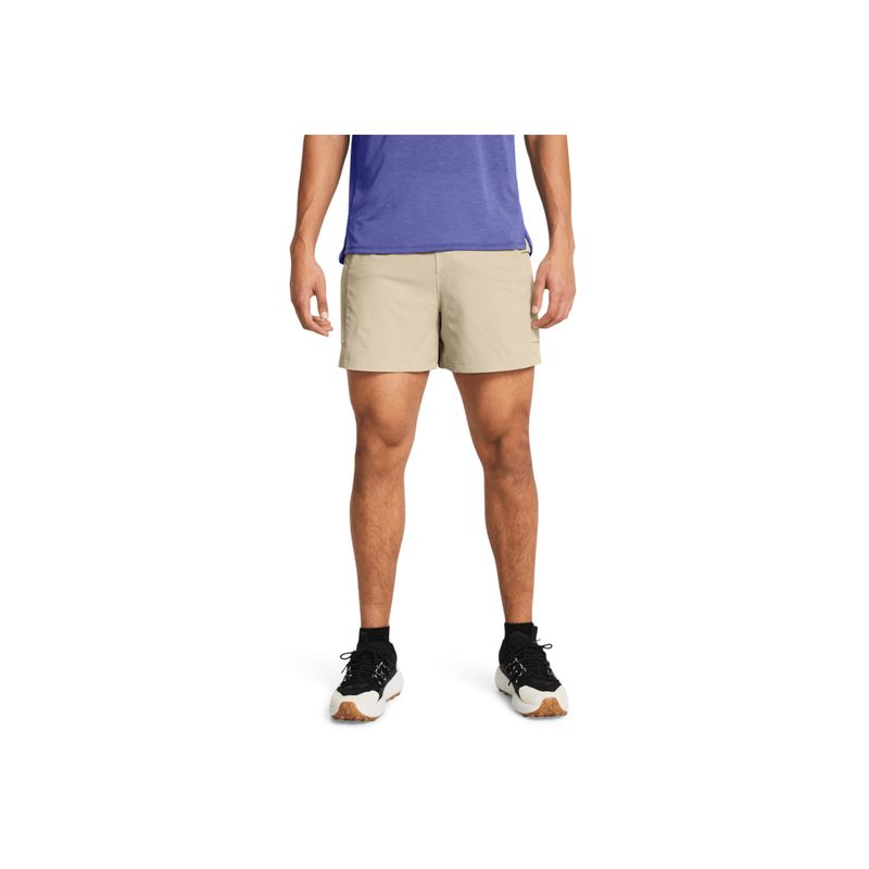 UNDER ARMOUR - Short Hombre UNDER ARMOUR UA TRAIL RUN 5 SHORT Marron UNDER ARMOUR.