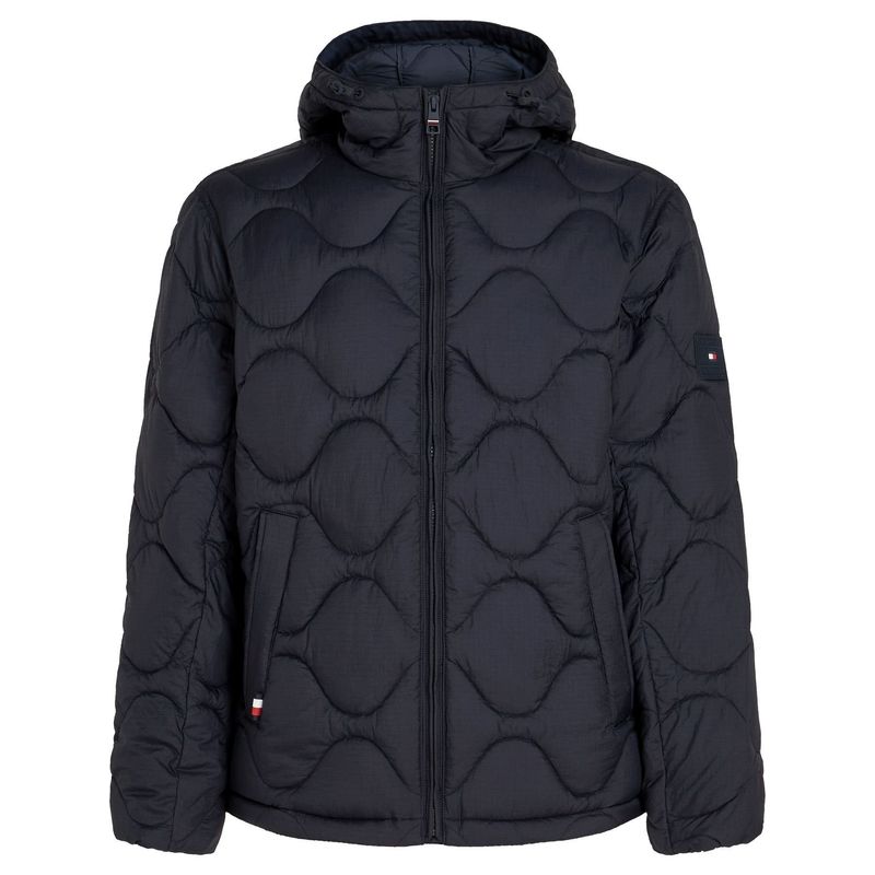 TOMMY HILFIGER - Chaqueta azul acochada con aislamiento térmico Tommy Hilfiger