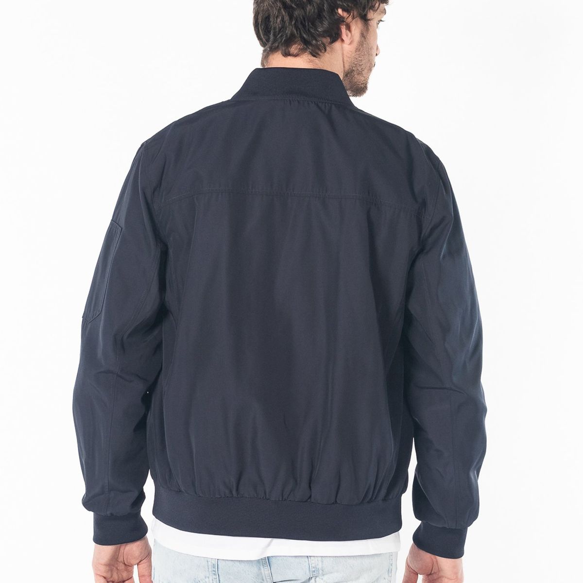 CALVIN KLEIN - Chaqueta azul bomber con cremallera Calvin Klein