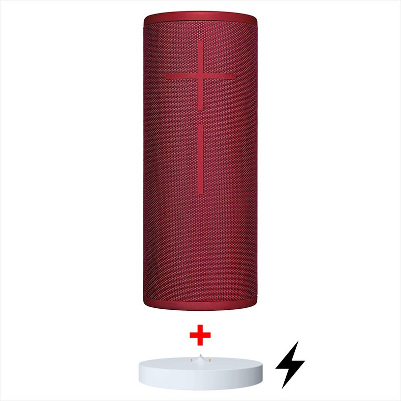 ULTIMATE EARS - Ultimate Ears Combo: Parlante Boom 3 + Base De Carga Sunset Red