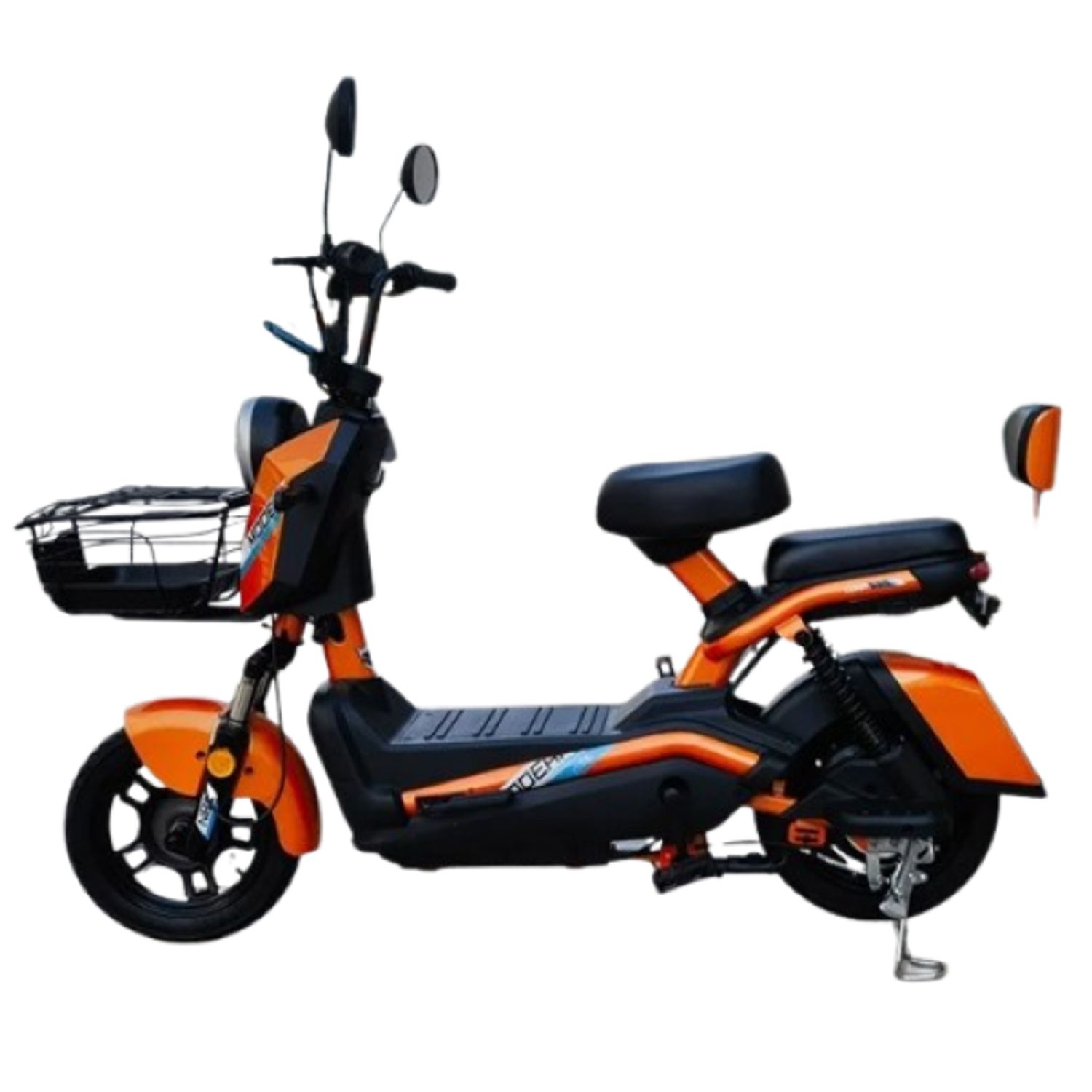 Bicicleta Electrica 350w A 800 W Naranja Con Amortiguación