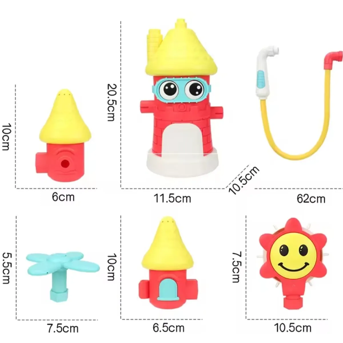 GENERICO - Ducha Eléctrica Para Bañera De Bebe Diseño Castillo