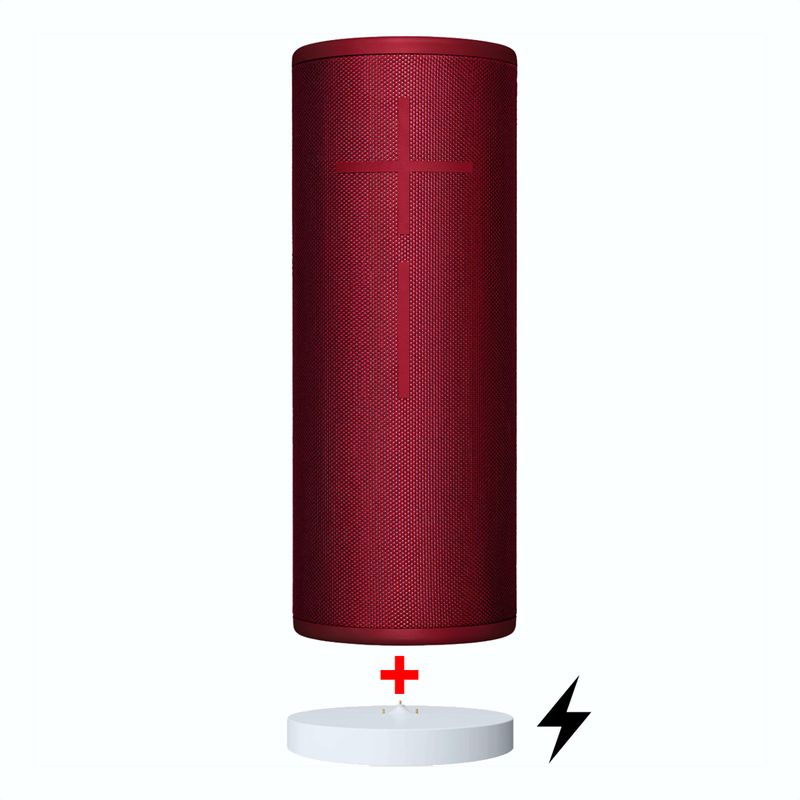 ULTIMATE EARS - Ultimate Ears Combo Parlante Megaboom 3 + Base De Carga Sunset Red