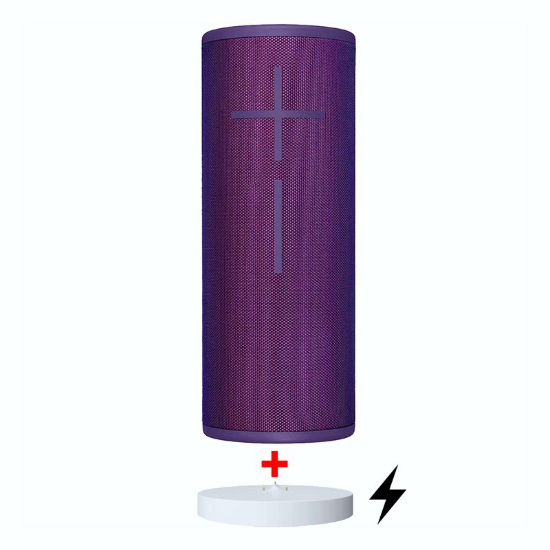 ULTIMATE EARS - Ultimate Ears Combo Parlante Megaboom 3 + Base De Carga Purple
