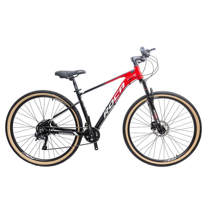ROCA - Bicicleta Roca Nevada 2025 Aluminio 1x10 Negro Rojo Talla L
