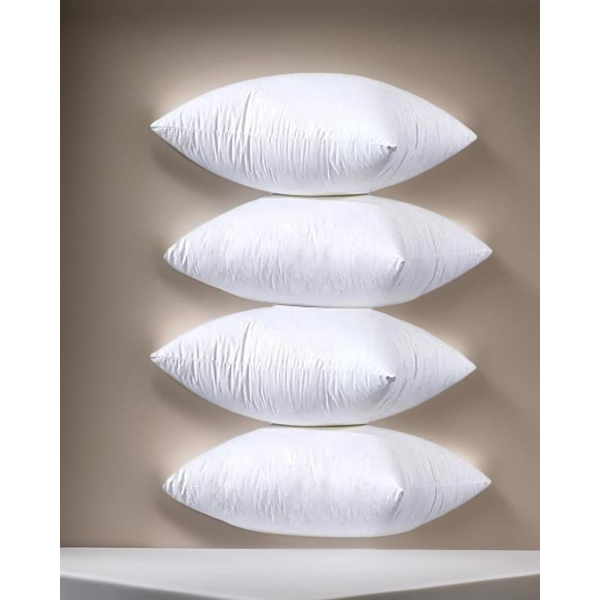 GENERICO - Relleno de Cojín 50x50 cm - 4 Unidades Para Sofá o Cama