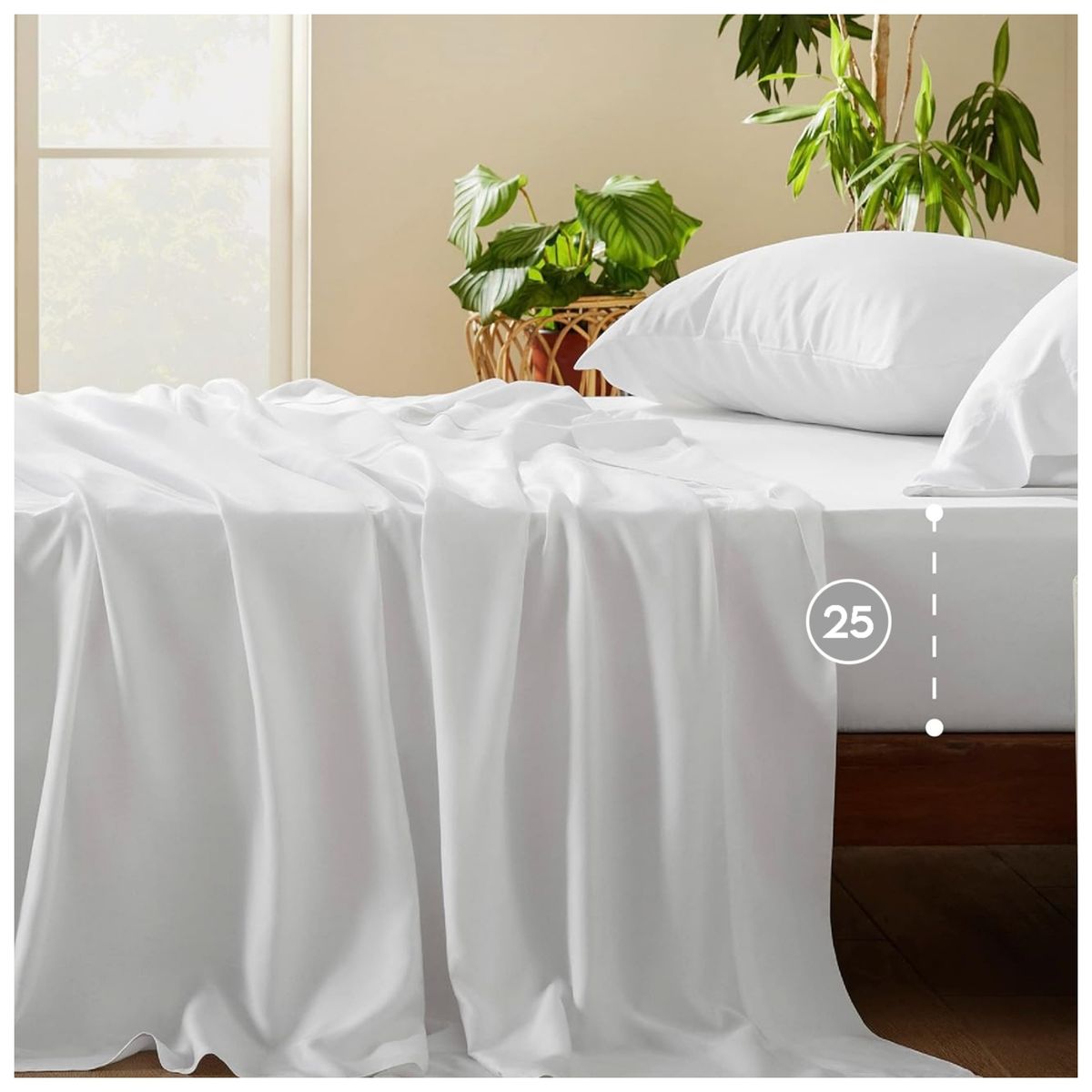 HAPPY BEAR - Juego Sabanas Polialgodon 250 Hilos Blanco Lineas