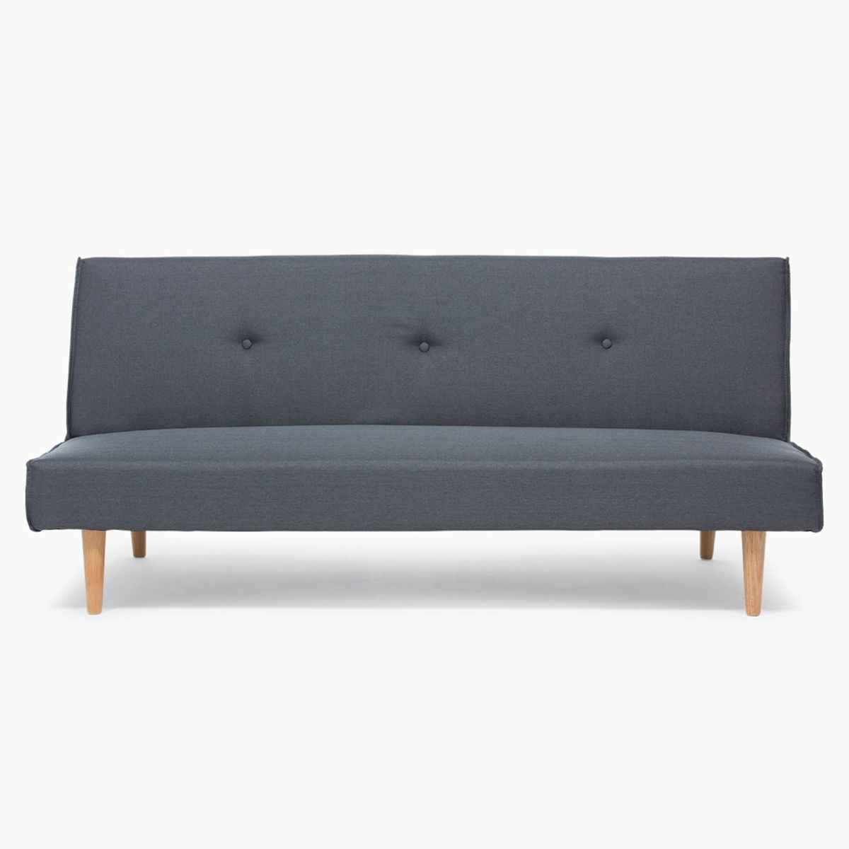 SOFA MARKET - Sofa Cama Tommy 3 Puestos Tela Negro