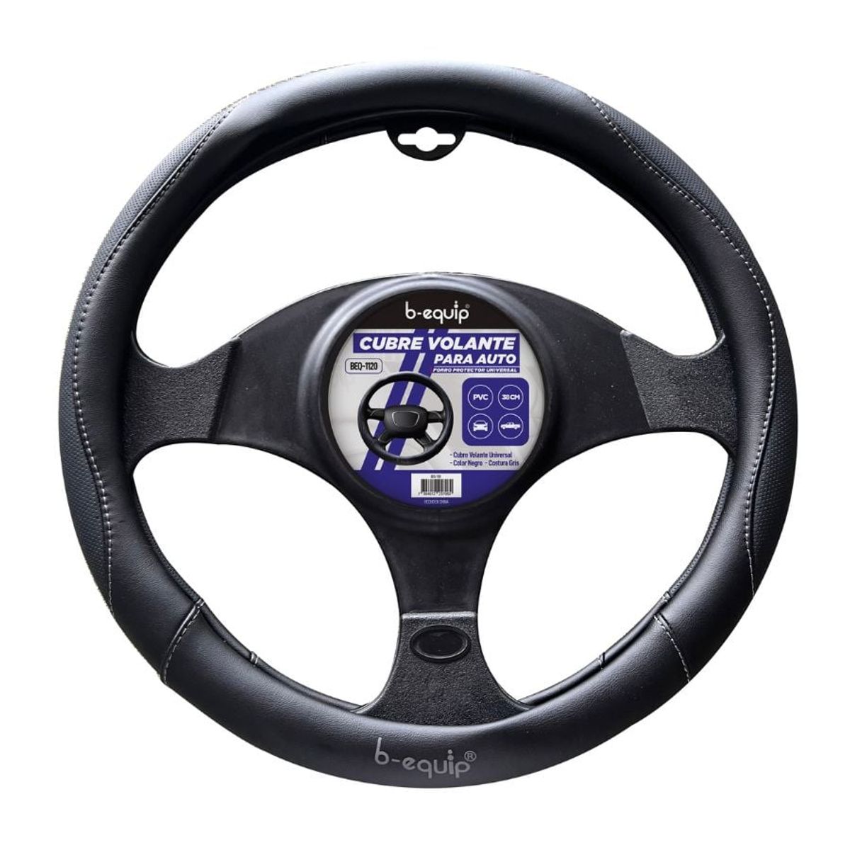 B EQUIP - Cubre Volante Carro PVC Universal Forro Protector Timon