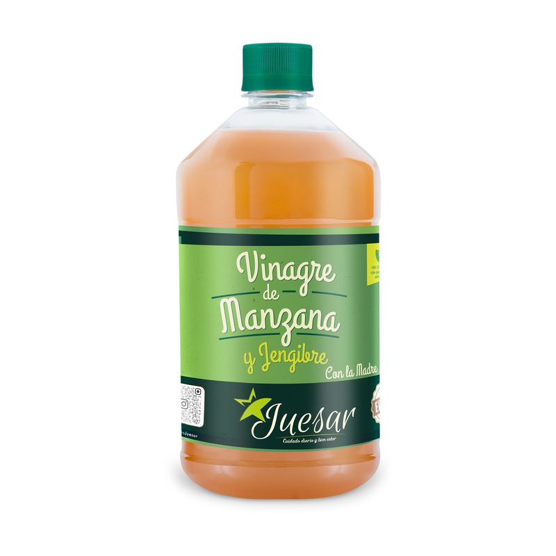 JUESAR - Vinagre de Manzana y Jengibre Juesar Con la Madre