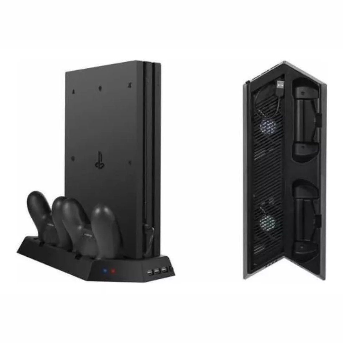 DOVE - Base Refrigerante Y Cargador De Controles Ps4 Fat Slimpro