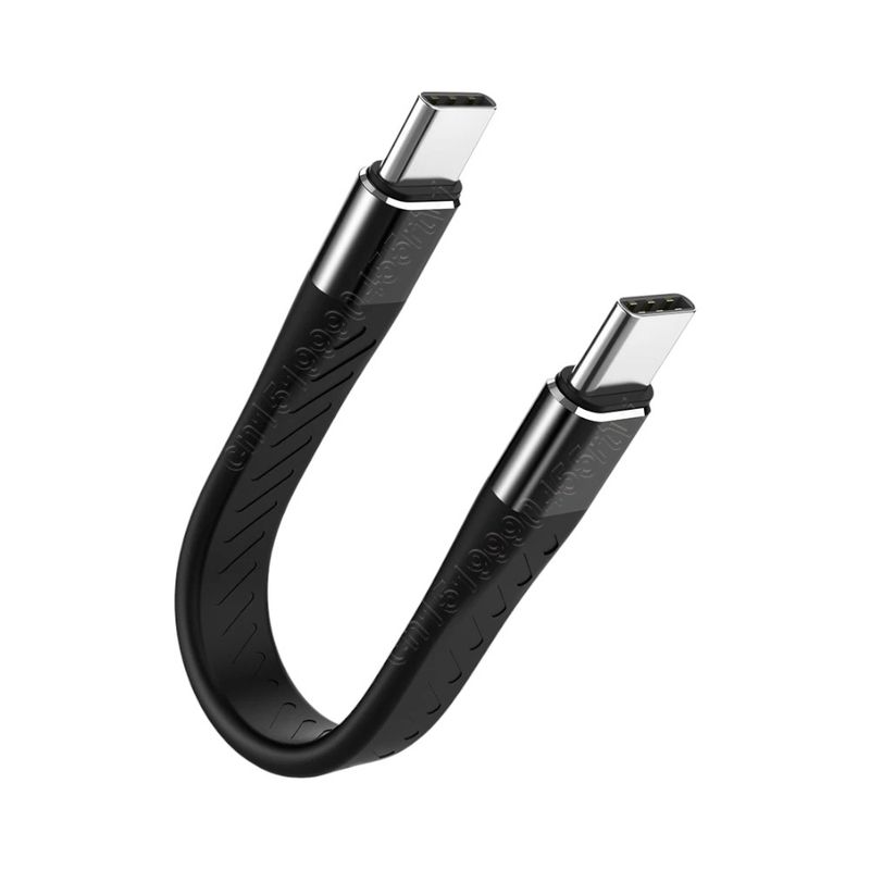 GENERICO - Cable De Datos Portatil de USB Tipo C a Tipo C 10 Gbps De 13cm