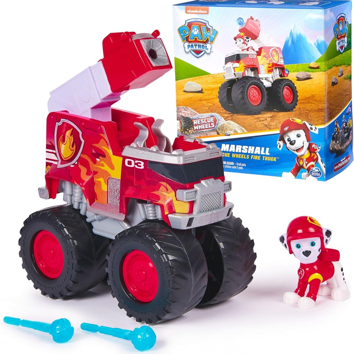 PAW PATROL - Paw Patrol Rescue Vehiculo Bomberos De Rescate Marshall
