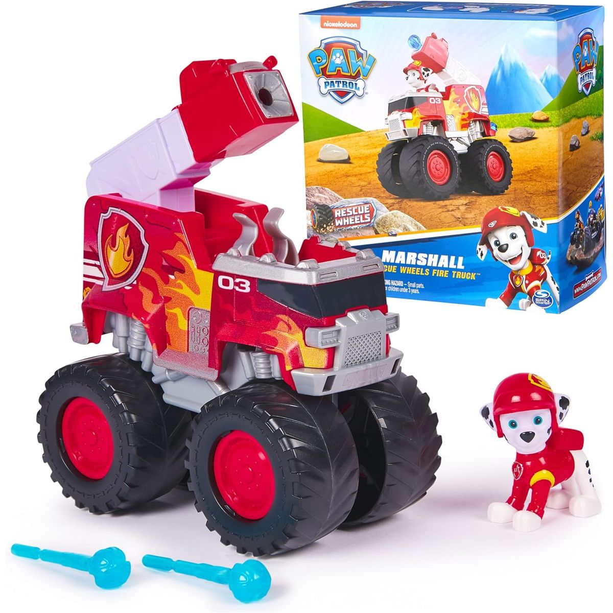 PAW PATROL - Paw Patrol Rescue Vehiculo Bomberos De Rescate Marshall