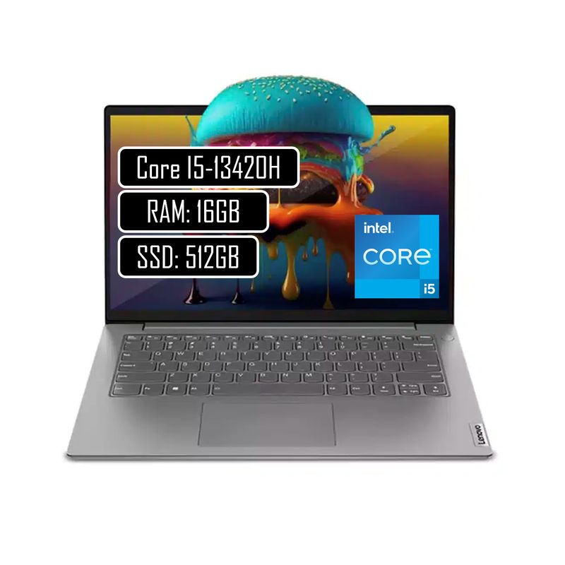 LENOVO - PORTATIL LENOVO INTEL CORE I5 13420H 16GB RAM - SSD 512GB - 14″ FHD - WIN 11 HOME