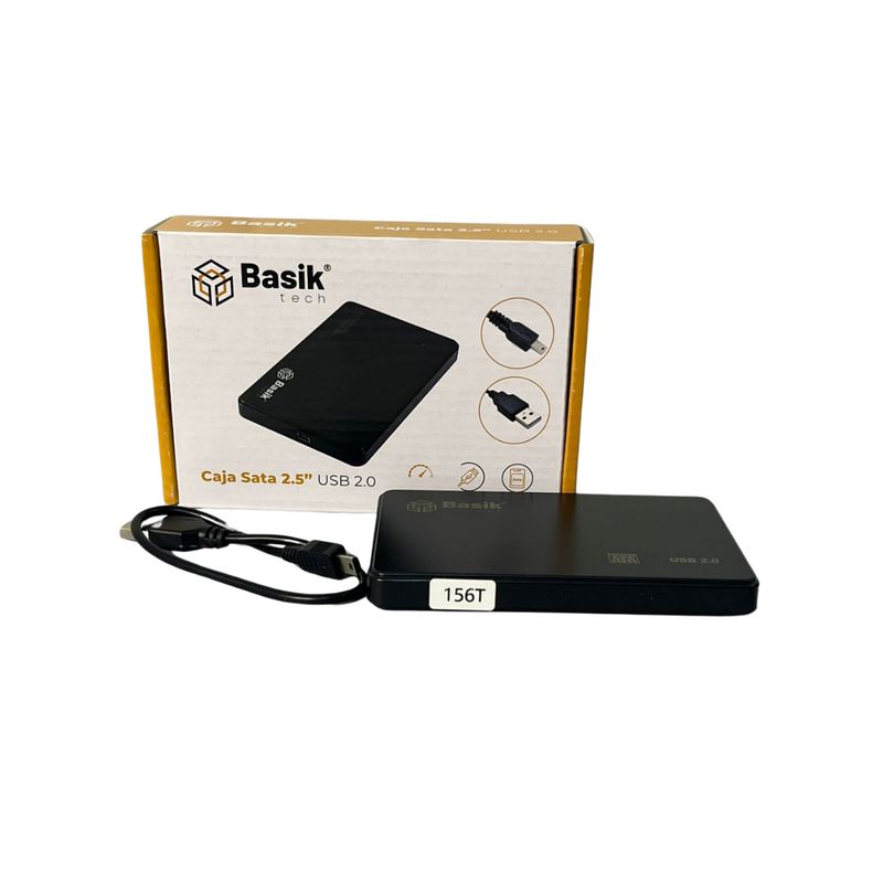 JALTECH - CAJA DISCO DURO EXTERNA 2.0 BASIK TECH 2.5"