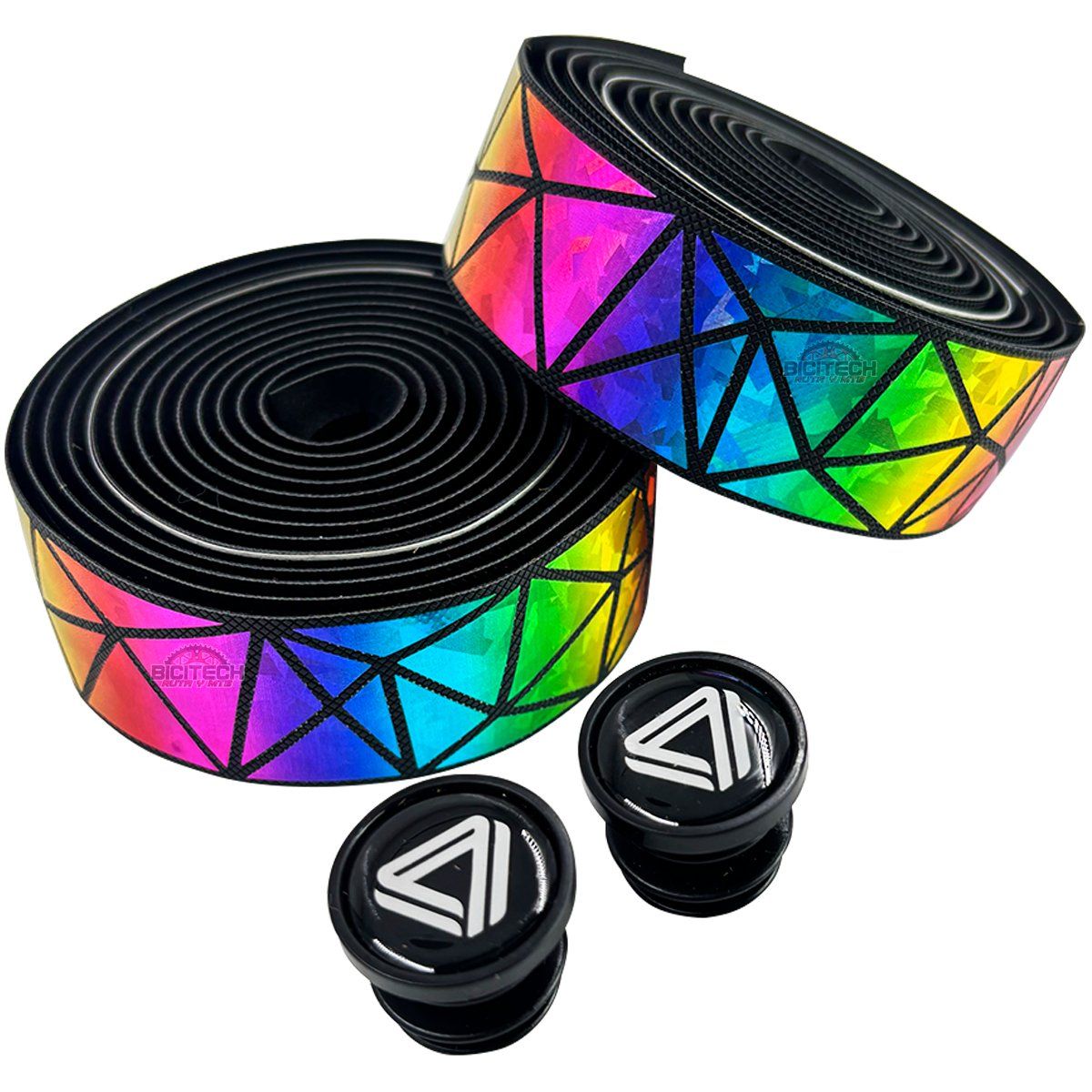 GW - Cinta Manubrio Bicicleta Ruta Gw Dazzling Triangle Tornasol