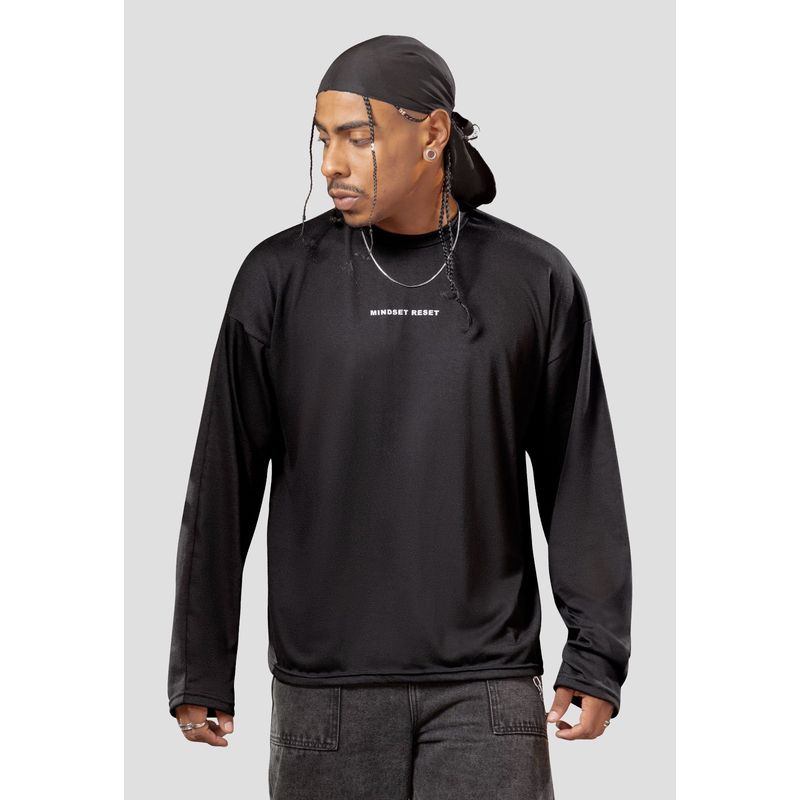 ATYPICAL - Camibuzo Hombre Negro Atypical 105495