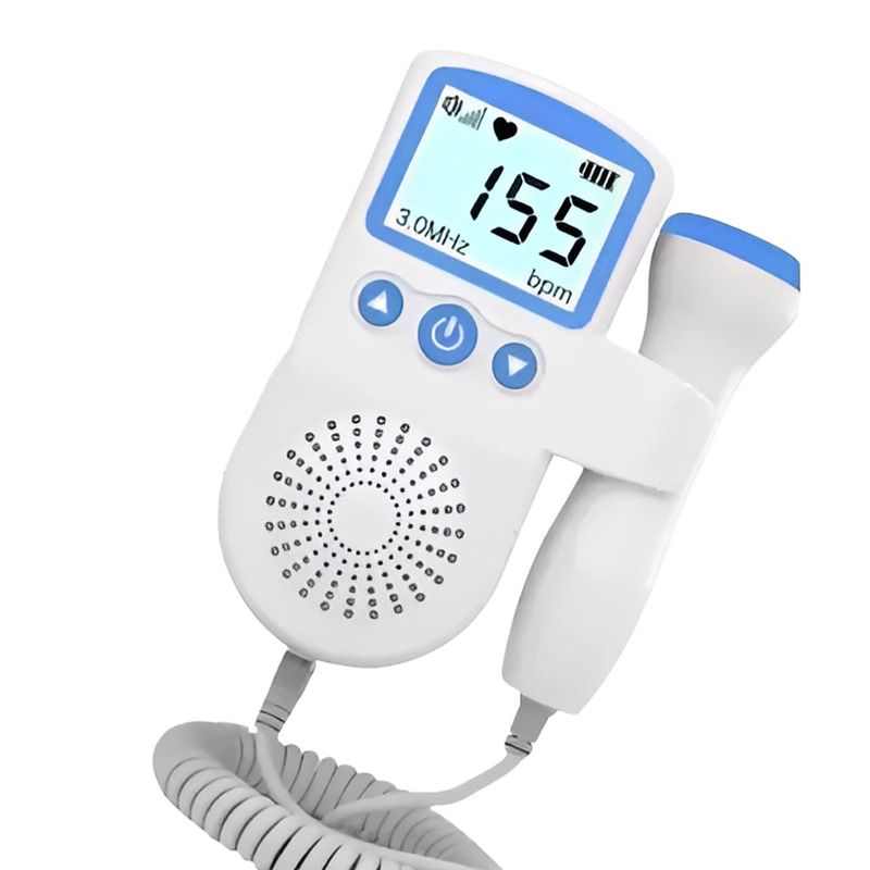 DANKI - Monitor Fetal Prenatal Detector Frecuencia Ritmo Cardiaco Bebes Azul