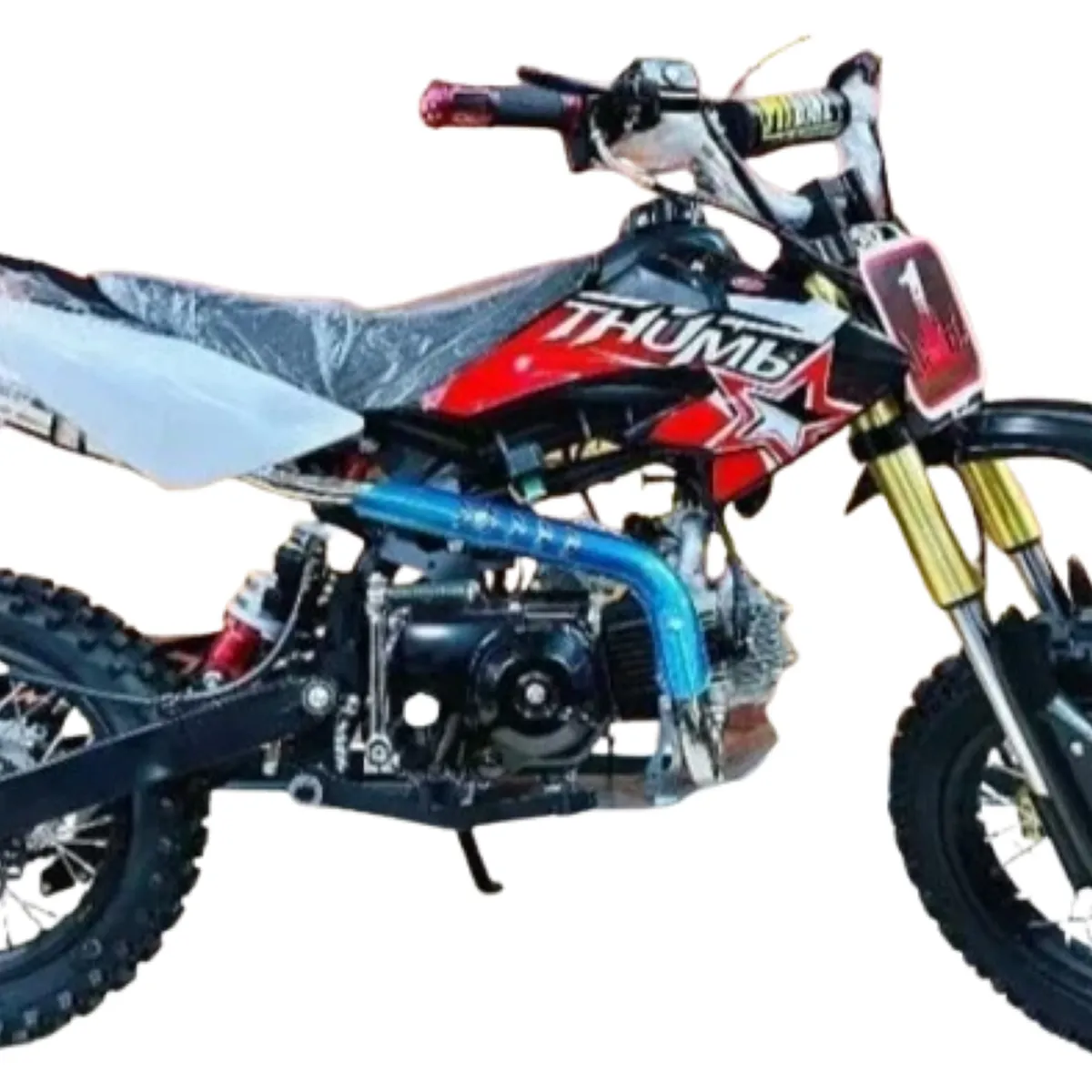 ZHOPI CO - Moto A Gasolina Niños 110 CC Cuatro Tiempos M1 Mas Casco