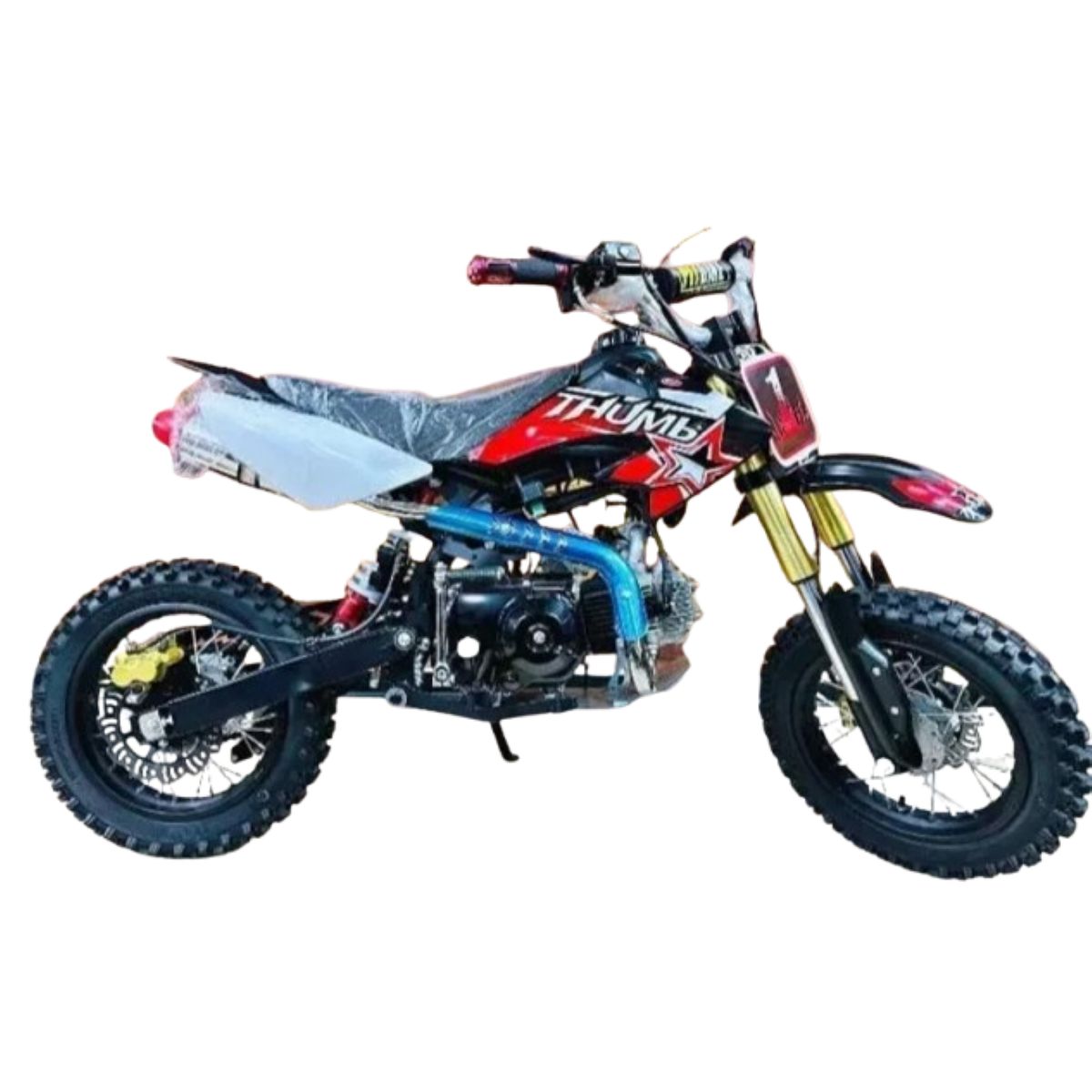 ZHOPI CO - Moto A Gasolina Niños 110 CC Cuatro Tiempos M1 Mas Casco