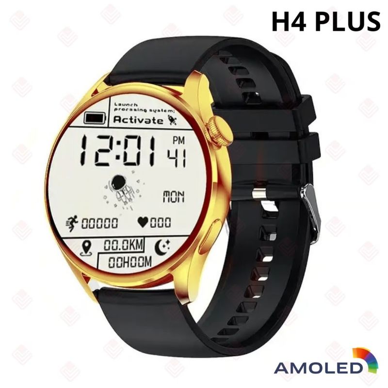 MOBULA - Reloj inteligente Mobulaa Modelo H4 PLUS - Caja dorada